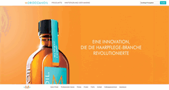 Desktop Screenshot of moroccanoil.de